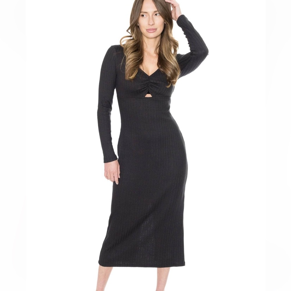 NWT Z Supply orla rib midi dress